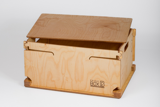 Stabile Klappbox Holz mittel