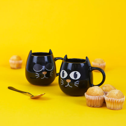 Kaffee­tassen-Set Wake Cat