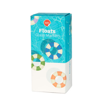 Trinkglas Markierer Schwimmringe